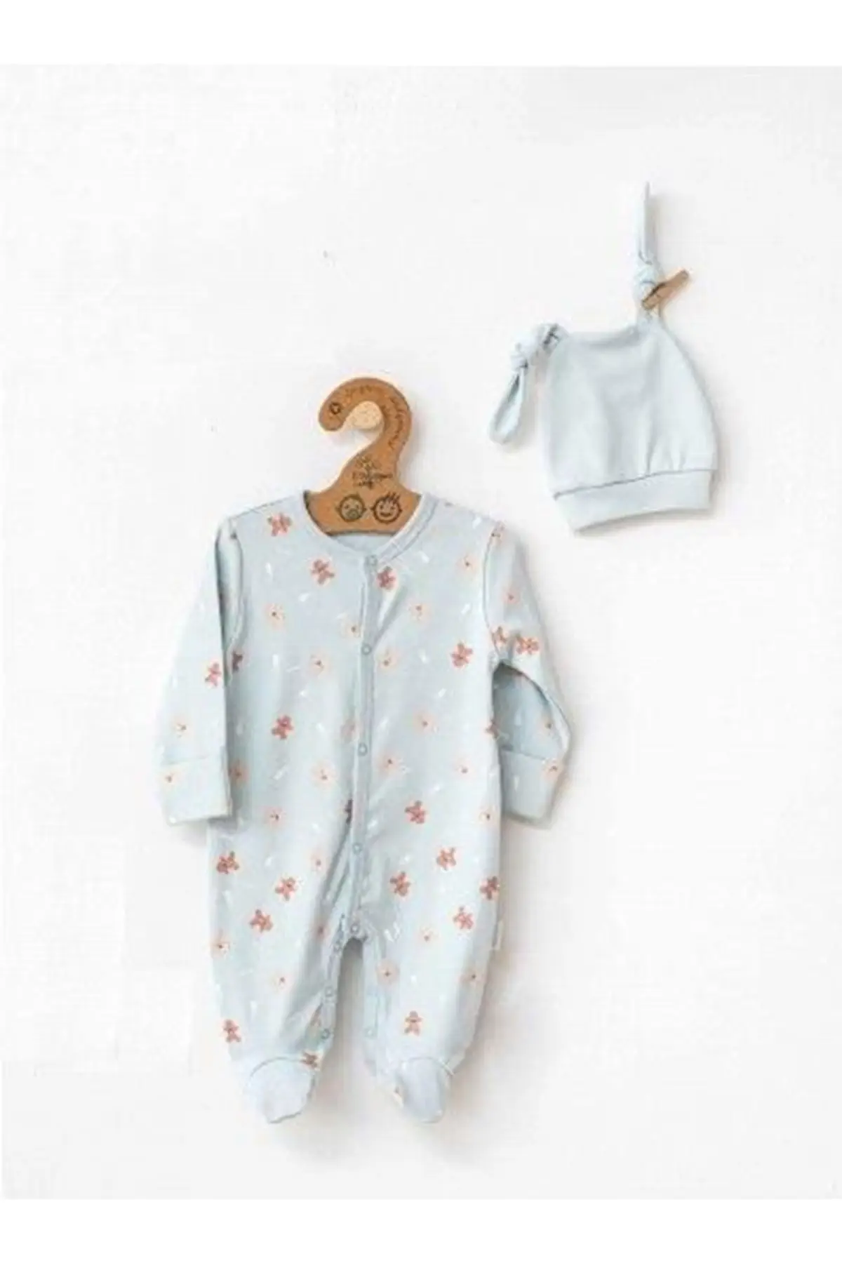 Andywawa AC21306 Natura Wawa Baby Infant Rompers Set Mint