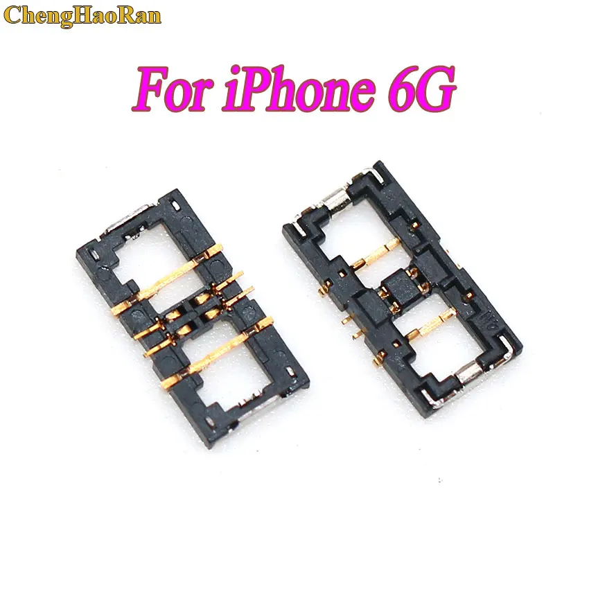 For iPhone 4 4s 5g 5c 5s 6g 6 6s 7 8 plus 6sp x Battery Connector Clip Plug Holder Terminal Logic Board Motherboard FPC Parts