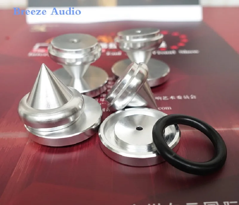 BRZHIFI aluminum feet (with rubber ring) for speaker D:39mm H:33mm