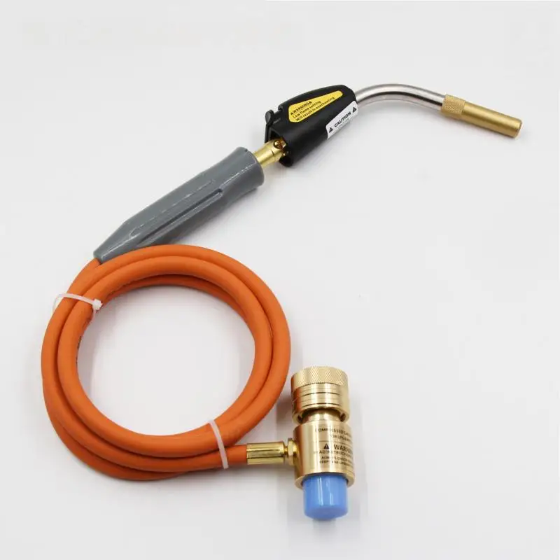 Welding Torch Self-Ignition 1.5 M Hose Gas Brazing Burner Welding Quenching Barbecue Burner Ce Hvac/r Hand Torch