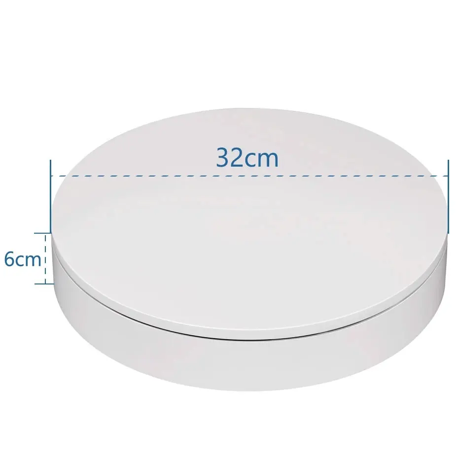 Imagem -06 - Controle Remoto Elétrica Rotativa Turntable Digitalização 3d Fotografia Display Stand Rotação 360d 2472 Segundos de Velocidade hq 32 Centímetros