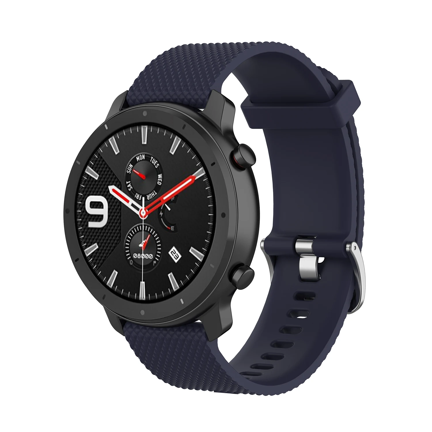 Pulseira de silicone macio para huami amazfit gts gtr 42mm pulseira 20mm para xiaomi amazfit bip bit juventude wearable pulseira de relógio