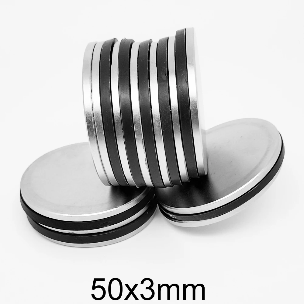 1/2/5/10PCS 50x3mm Big Round Powerful magnets 50mm X 3mm Neodymium Magnet Dics 50x3mm Cylinder Srtong Permanent Magnet 50*3 mm