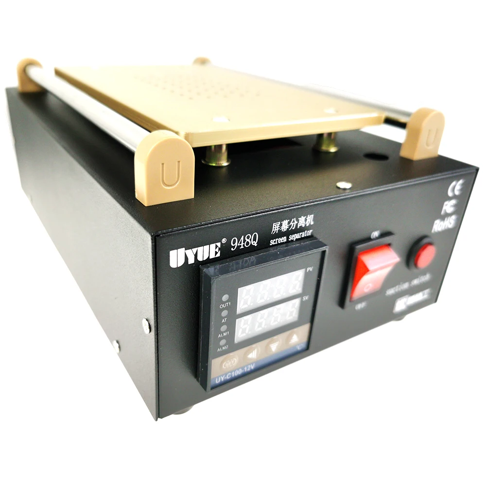 UYue 7นิ้ว948Q ในตัวปั๊มสูญญากาศหน้าจอ LCD แก้วเครื่องแยกหน้าจอสัมผัสเครื่องมือซ่อมโทรศัพท์มือถือแยกชิ้นส่วน