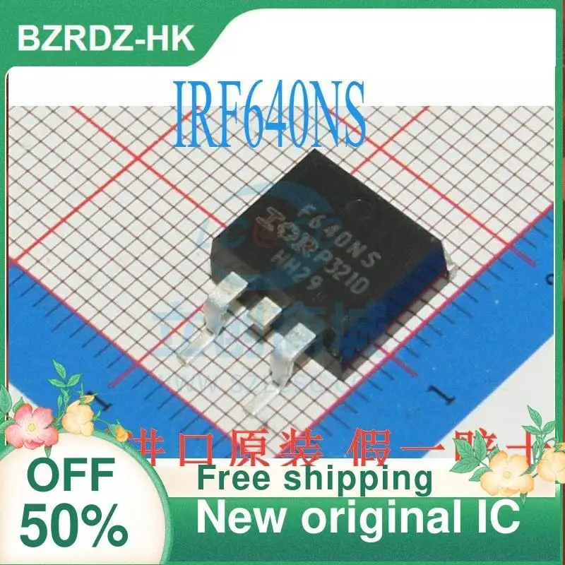 10PCS New original imported irf640ns patch to-263 200v18a n-channel field effect f640ns