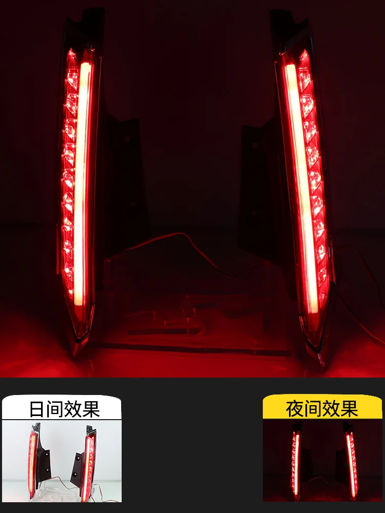 2PCS For Nissan X-trail T32 2014-2019 Car LED Tail Light Rear Bumper Light Brake Light Auto Bulb Decoration Lamp