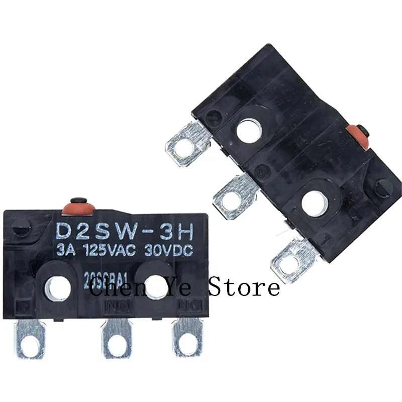 Free Shipping2PCS D2SW-3H 3A 125V sealed 3 feet light touch micro switch waterproof and dustproof