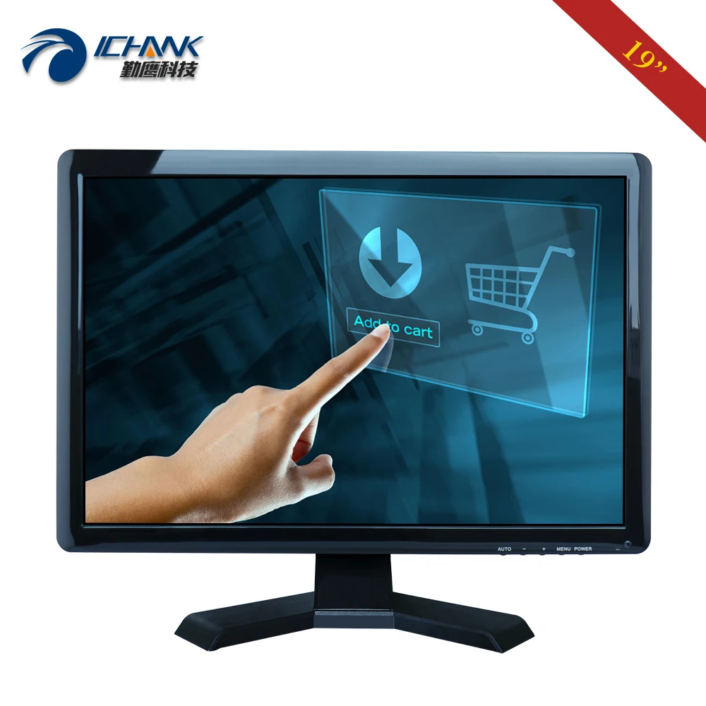 

ZB190JC-592R/19 дюймов 1440x900 16:10 широкоэкранный HDMI VGA USB сенсорный экран ПК монитор для POS кассовый аппарат для заказа еды