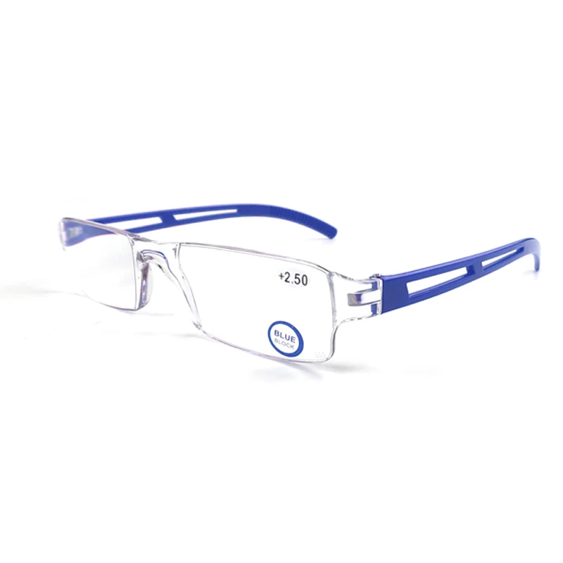 

Reading Glasses Men Blue Light Blocking Computer Glasses Magnifying Glasses Presbyopic Glasses Man with Case for Farsightedness