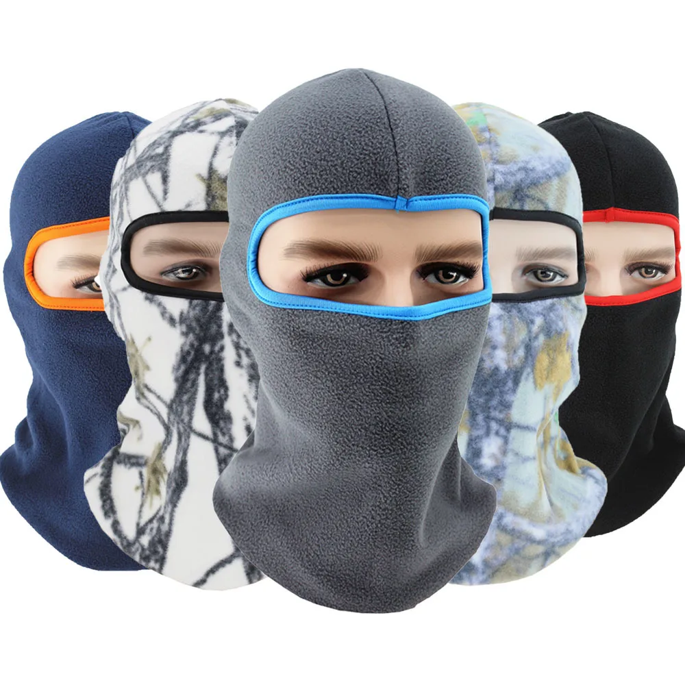 

Winter Balaclava Face Mask for Motorcycle, Fleece Cover, Anti-dust, Windproof Full Face Mask, Hat, Neck Warmer, Skiing Face Shie