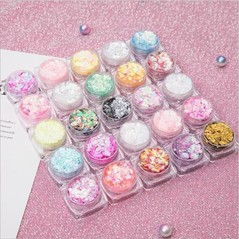 Eye Glitter Body Face Glitter Gel Fairy Dust Tears Paste Flash Drill Flash Heart Loose Sequins Cream Decoration Party Festival T