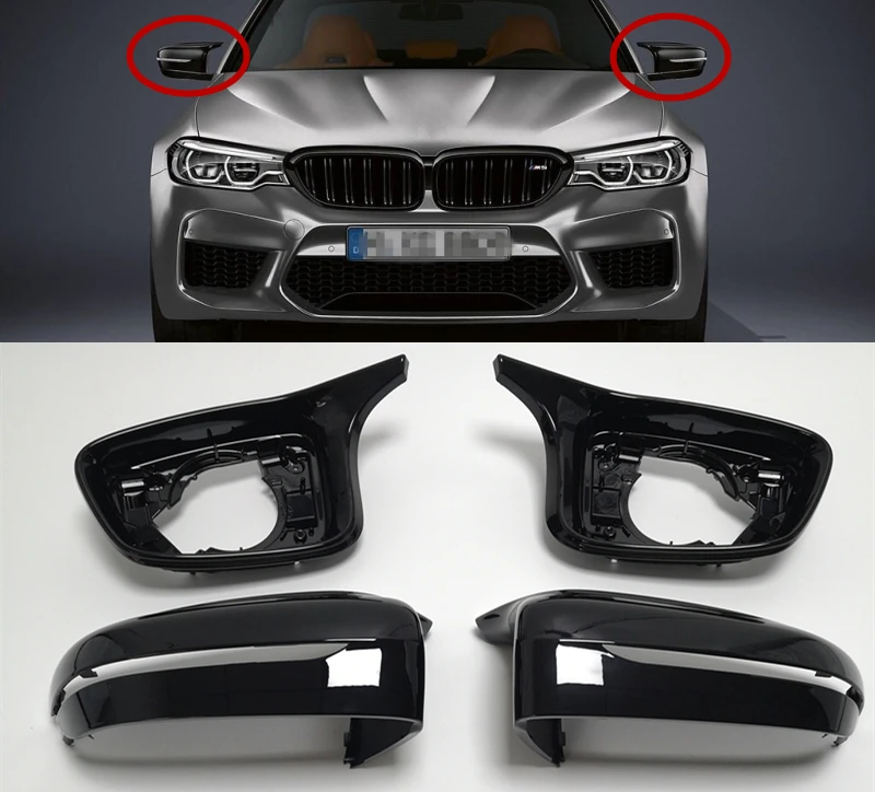 

Accessories For BMW 3 5 6 7 Series G20 G30 G31 G32 G11 G12 RearView Mirror Cover Shell Replace Car Styling