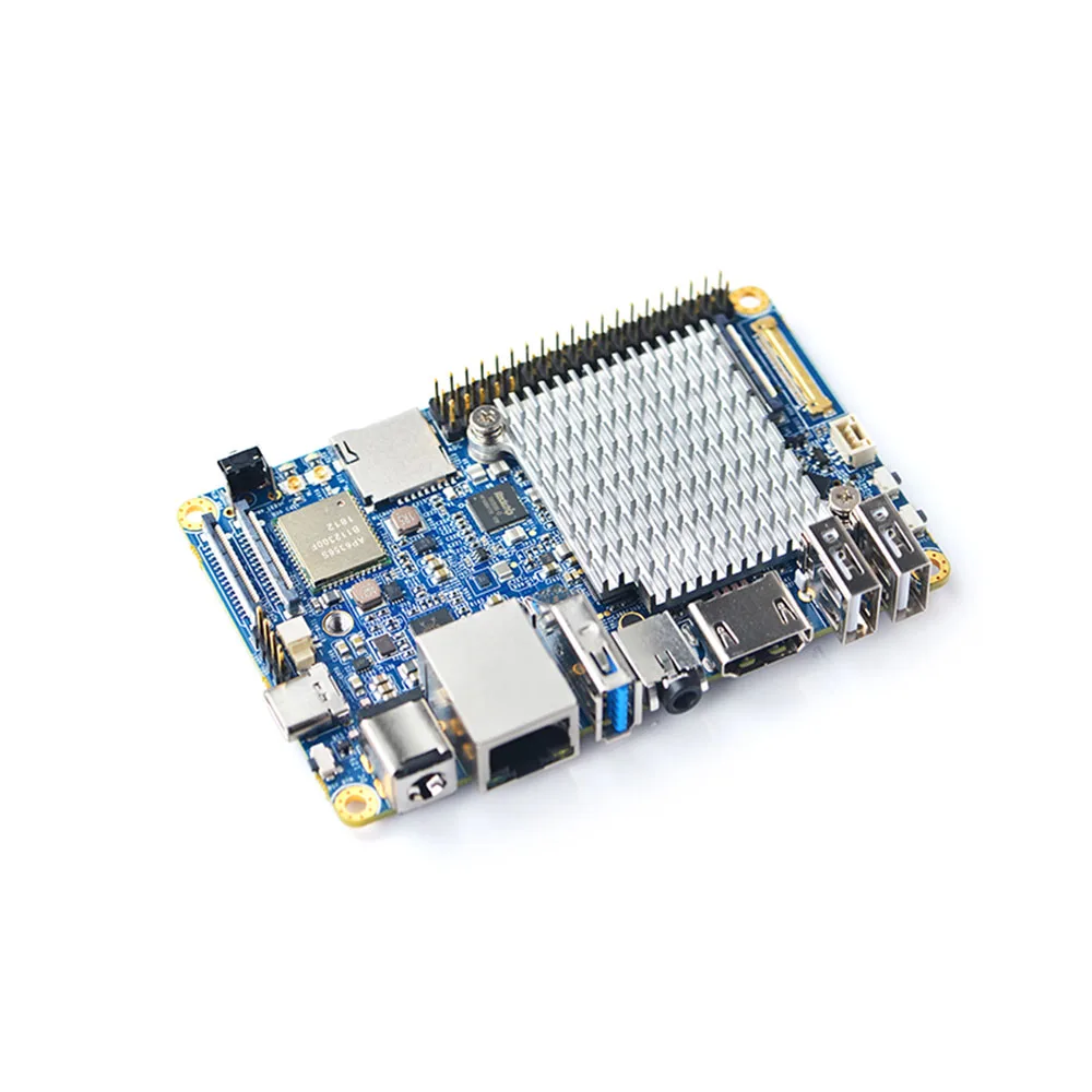 NanoPC T4 Open Source RK3399 ARM Development Board  DDR3 RAM 4GB Gbps Ethernet ,Support Android 8.1 Ubuntu, AI and deep learning