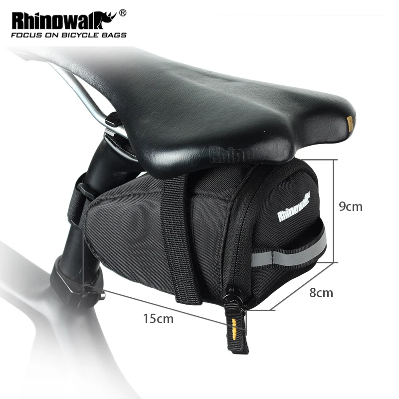 Rhinowalk Rainproof Bicycle Bag Bike Saddle Bag For Rear Large Capatity Seatpost MTB Bike Bag Accessories image 2