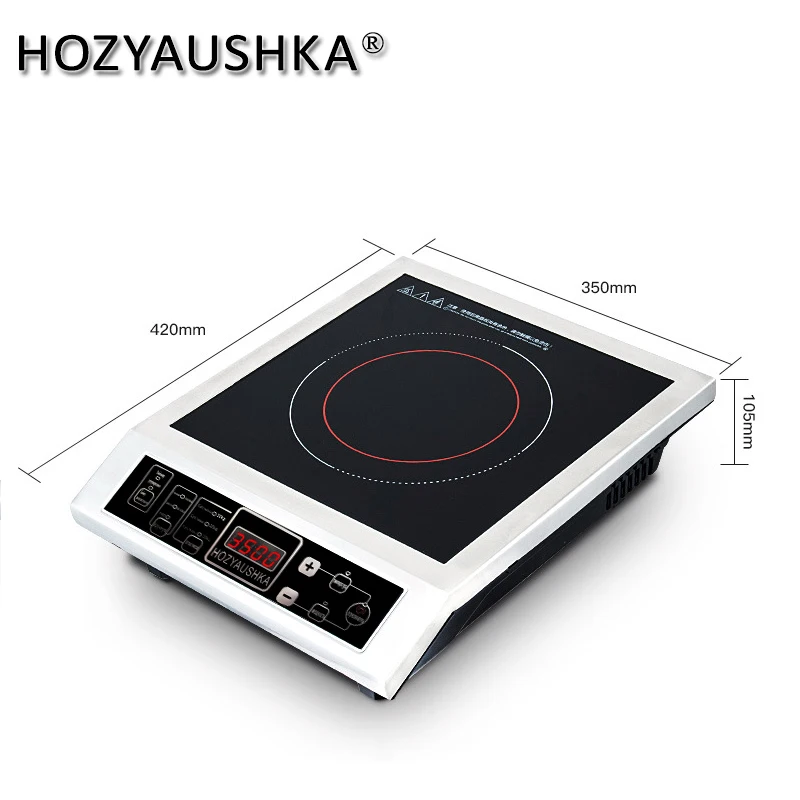 High-power induction cooker 3500W commercial stainless steel induction cooker household stir fry battery