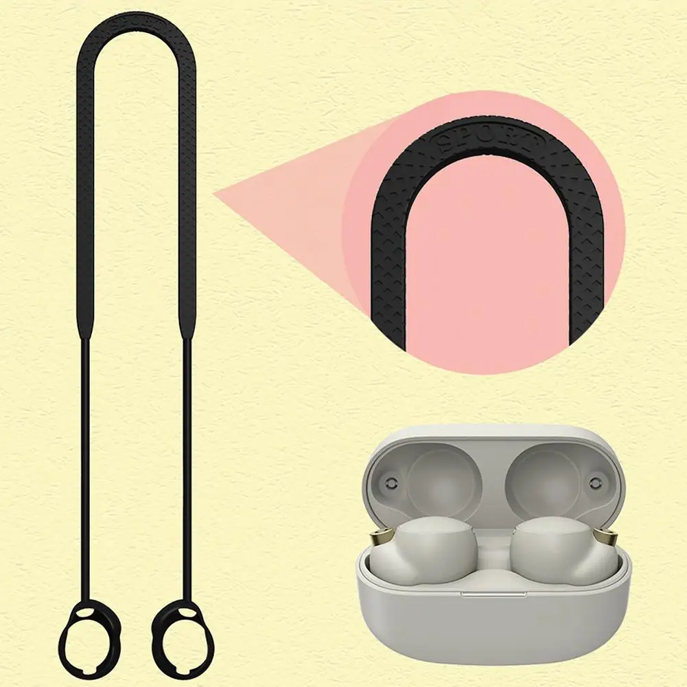 مكافحة خسر حزام سيليكون الحبل ل Wf 1000xm4 سماعة بلوتوث متوافق سماعة مكافحة خسر حبل لسماعة Wf1000xm4