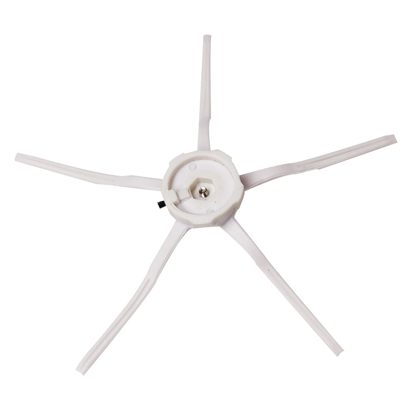 Запасные части для робота-пылесоса Xiaomi Mijia 1 / 1S / Roborock S4 S5 S6 S7 T7 Mi, 5 рук, боковая щетка, белый нейлон, моющиеся