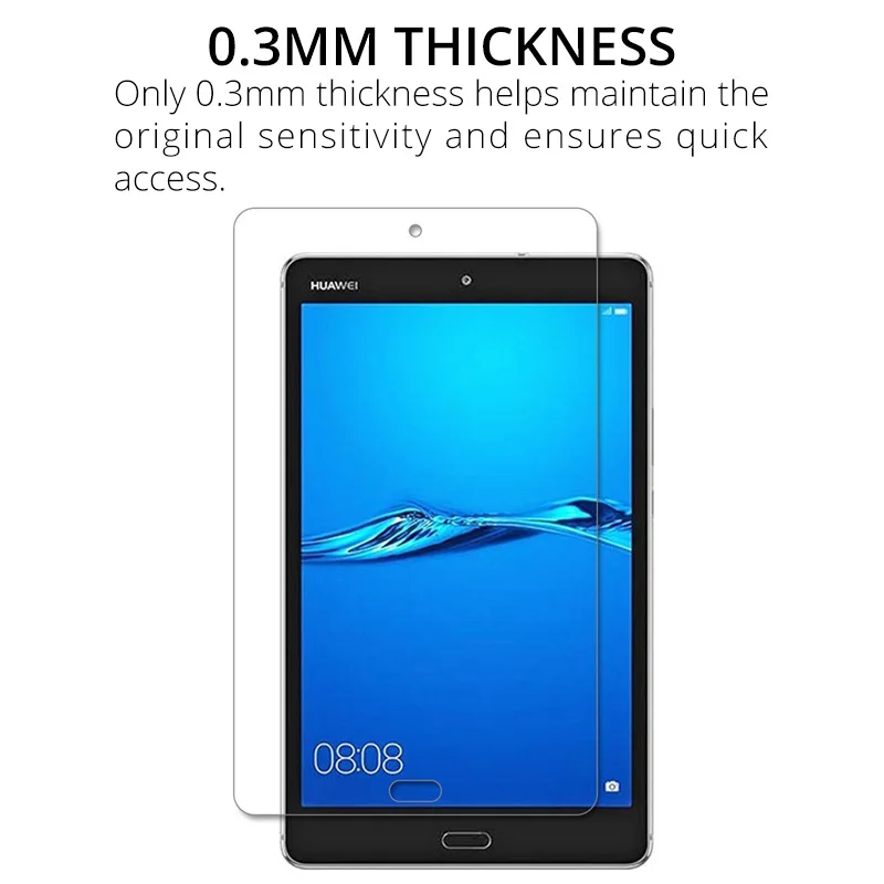 For Huawei MediaPad M3 Lite 8.0 9H Tempered Glass Screen Protector Tablet Protective Film For M3 lite 8.0 Inch Glass Guard Cover