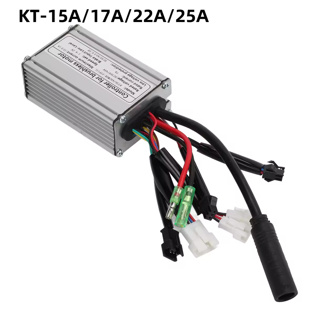 Контроллер KT для электровелосипеда 36 В/48 В, 6/9 MOSFET-транзисторов KT-15A/17A/22A/25A, однопоточный контроллер для LED790‑900S LCD1‑LCD10