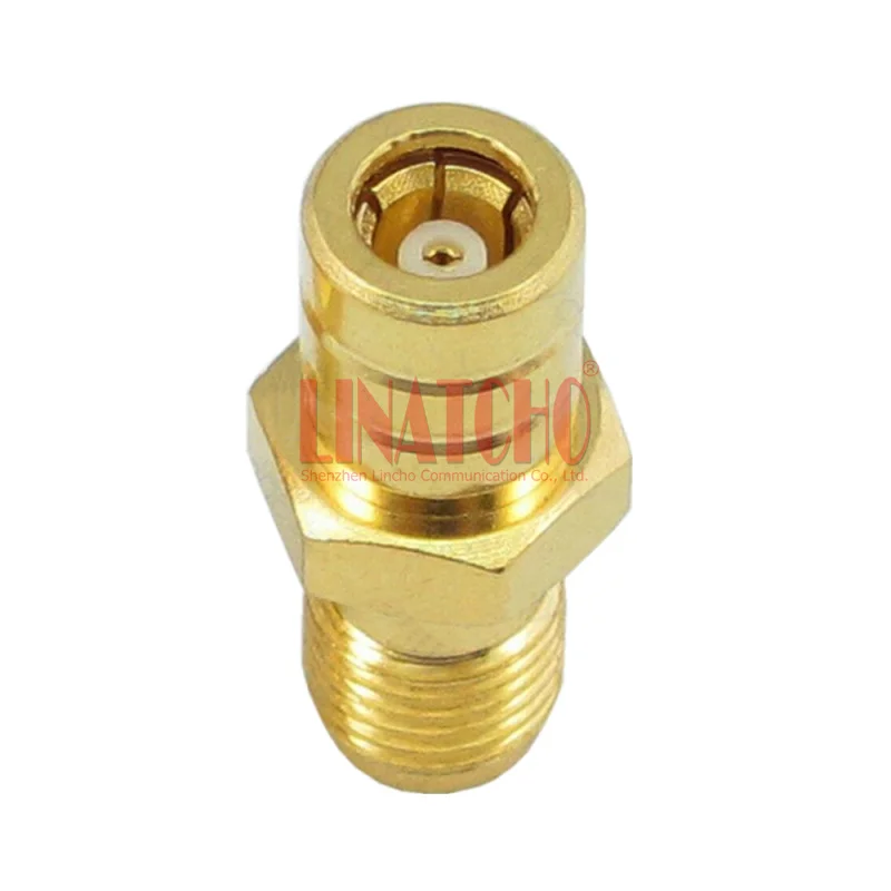 coax golden connector SMA female to SMB female DAB digital radio aerial antenna adapter