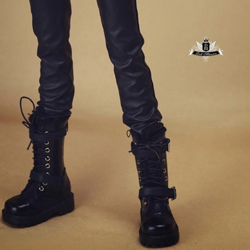 1/4 BJD Shoes MSD Punk Military Boots Supper Dollfie DREAM MID DK LUTS SOOM DOD Dollmore Luts AOD DZ AF