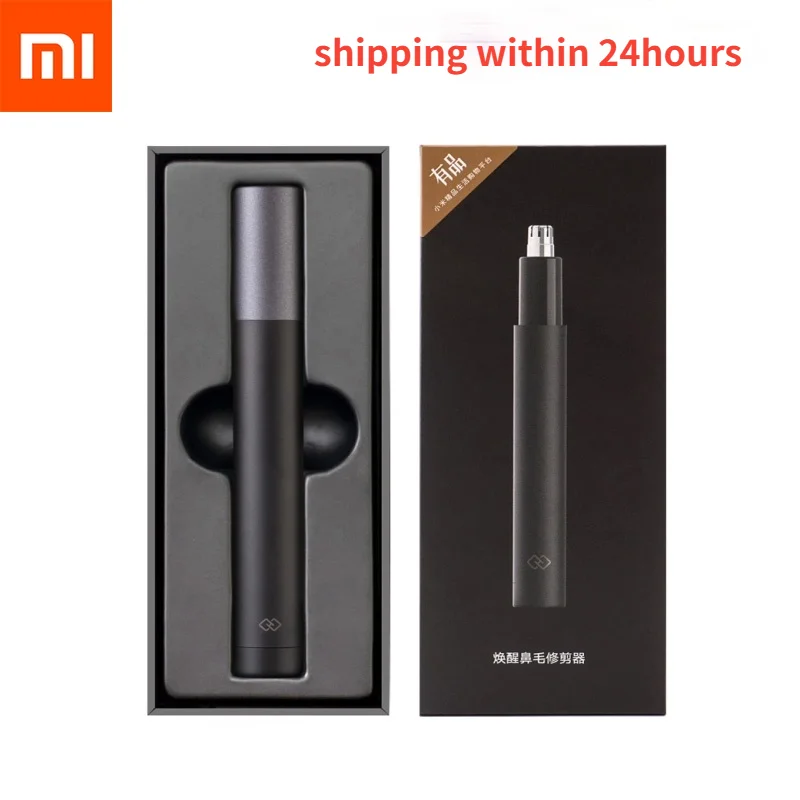 Xiaomi mijia huanxing hn1 elétrica mini nariz aparadores portátil orelha nariz cabelo shaver clipper à prova dwaterproof água seguro remoção mais limpo