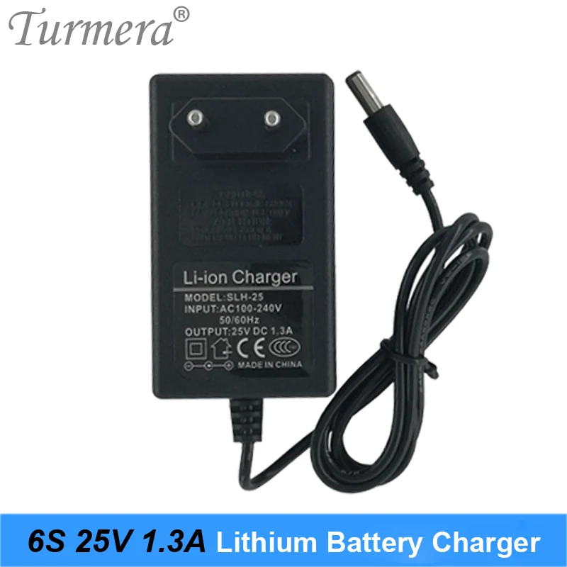 8.4V 12.6V 16.8V 21V 25V 1A 2A 1.3A 18650 Battery Charger DC 5.5MM*2.1MM for 2S 3S 4S 5S 6S charger for Screwdriver Battery