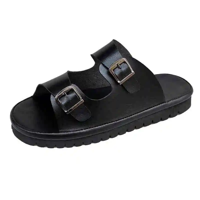 Diabetes Gezwollen Schoenen Plus Brede Vet Zomer Mannen En Vrouwen Sandalen Gewond Voeten Vervorming Verstelbare Hallux Valgus Slippers