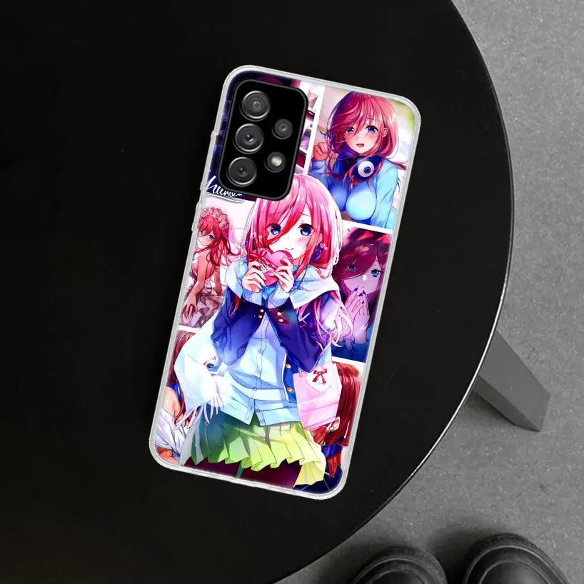 Nakano miku Anime Phone Case for Samsung Galaxy A15 A25 A35 A55 A14 A24 A34 A54 A04S A13 A23 A33 A53 A03S A52 A12 A22 A32 A02S C