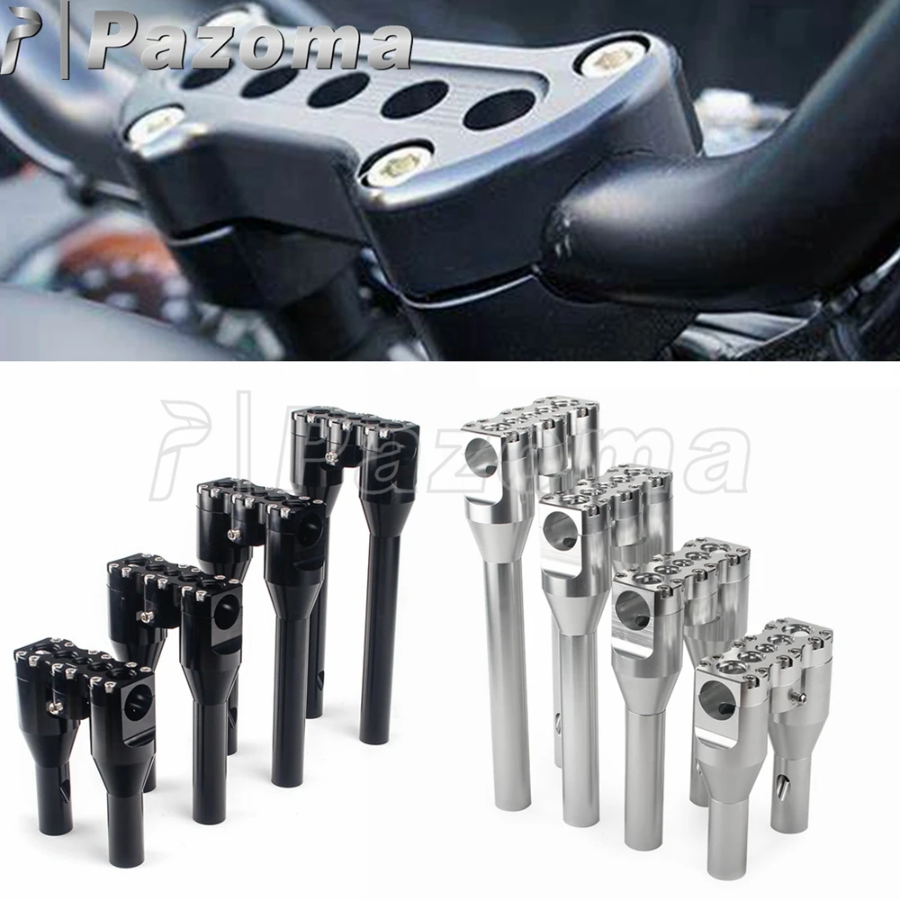 

1/2" 38mm Straight Style Handlebar Clamp One-Piece Top Motorcycle Riseres For Harley Dyna Softail Sportster Street bob FXDB FXBB