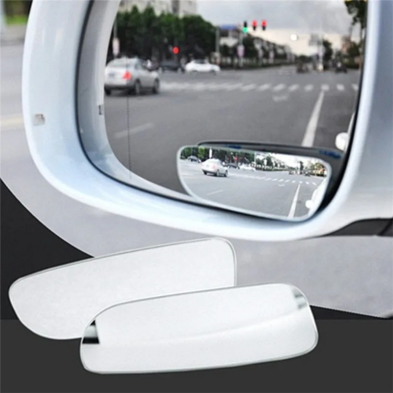 

2Pcs Universal Car Auto 360 Degree Wide Angle Convex Rear Side View Blind Spot Mirror