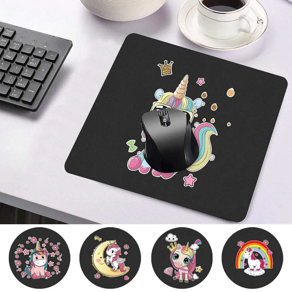 

Durable Smooth PU Leather Computer Mouse-pad Anti-slip Waterproof Fashion Mouse Mat Portable Game Laptop Mousepad