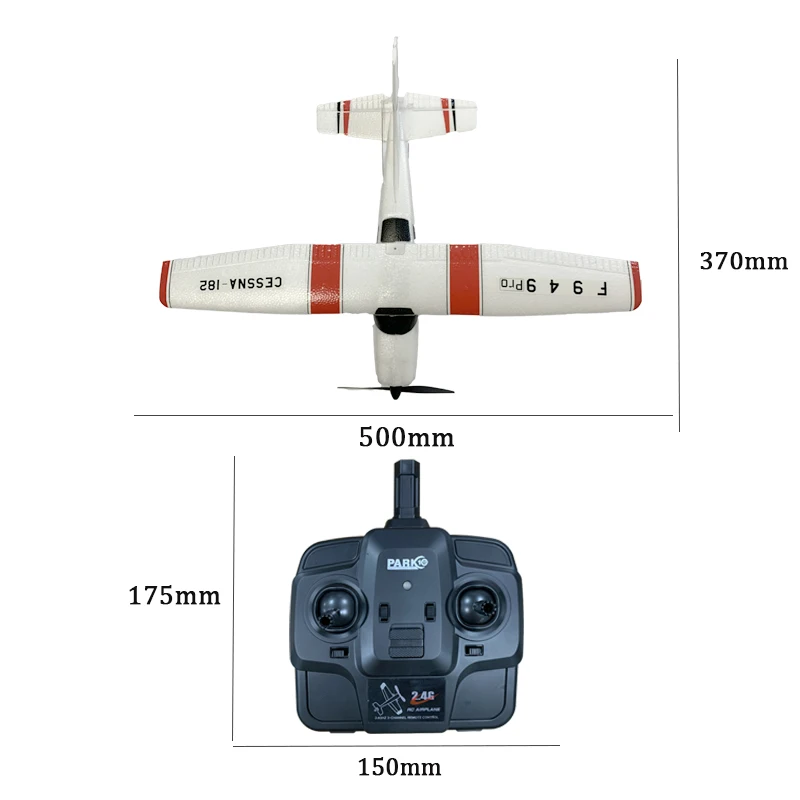 2022 Nieuwste F949 Pro Versie 2.4G 3Ch Rc Vliegtuig 3D/6G Vaste Vleugel Vliegtuig CESSNA182 Outdoor Speelgoed rtf Met Gyroscoop 1020 Motor