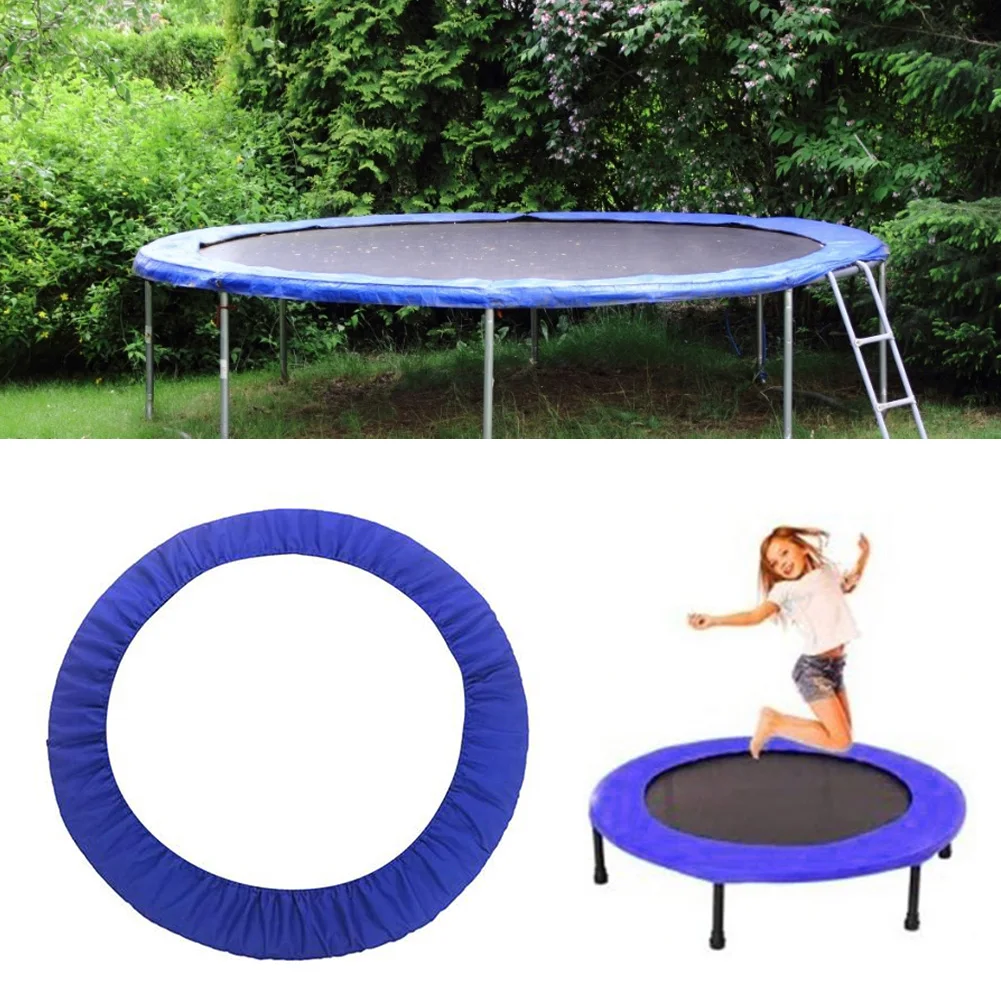 Trampoline Protection Cover Oxford Cloth Easy Installation Trampoline Cover Protector With Sturdy Mounting Belt For Children