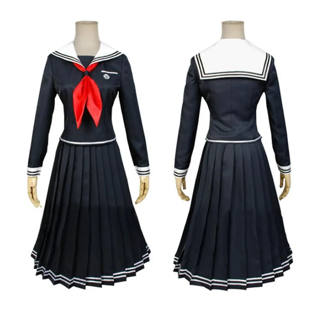 Anime Toko Fukawa Cosplay Costume School Uniform Woman Dresses Halloween Christmas Party Full Sets view 2