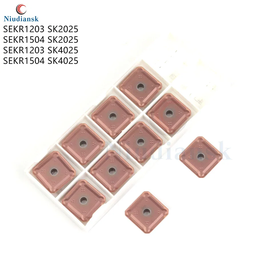 SEKR1203 SK2025 SK4025 SEKR1504 SK2025 SK4025 lama in metallo duro utensile per tornio CNC inserto per fresatura utensile per tornitura in acciaio e acciaio inossidabile
