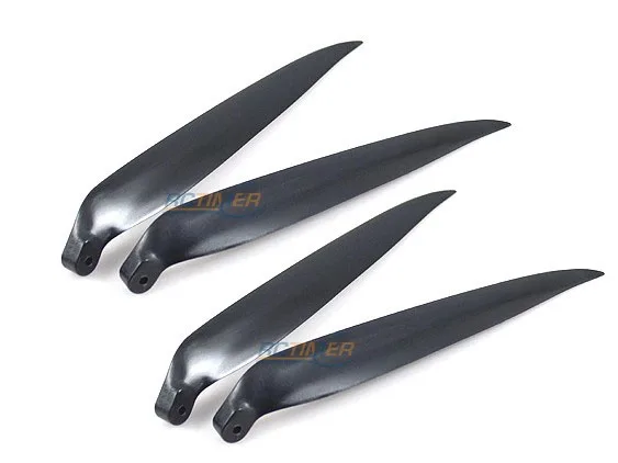 2Pairs Rctimer 10x6 11x6 11x8 12x6.5 13x6.5 13x8 14x8 16x8 Inch Folding Propeller Prop Blade Precision for RC Powered Glider