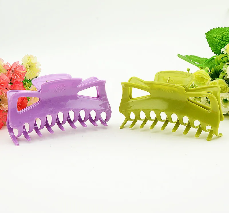 1PCS Women Hair Clip Hairpins Candy colors Women Hair Crab Hair Claws Women Make UP Washing Tool Hair Accessories 113mm *60mm