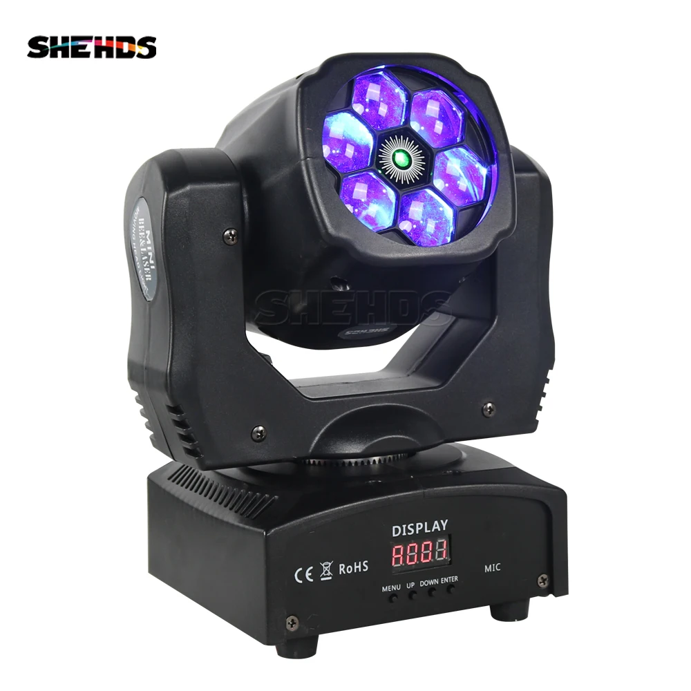 shehds 6x15w feixe rgbw movendo a cabeca iluminacao suporte varios modos dmx para dj clube patry ktv concerto alta qualidade 01