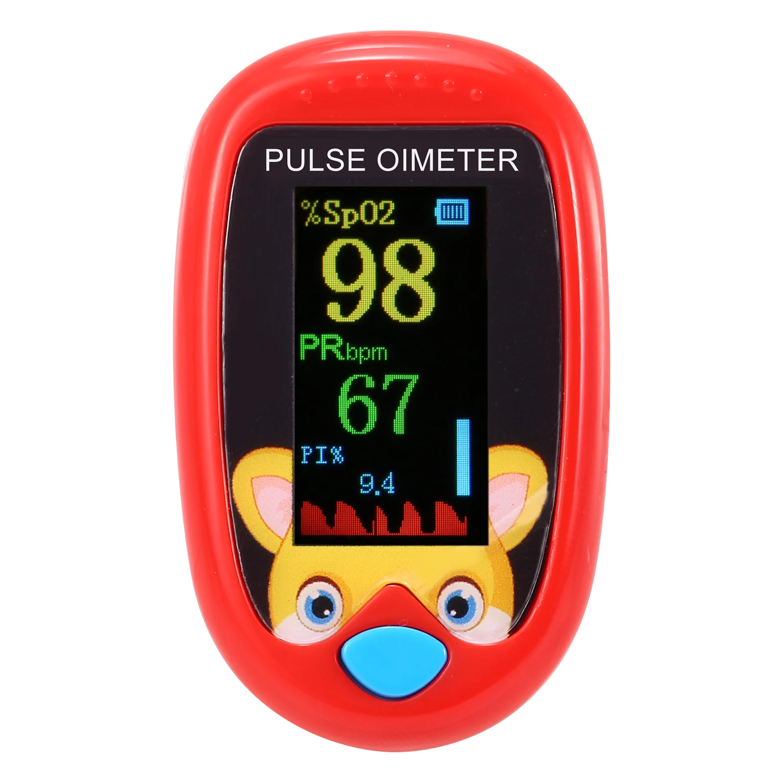 Baby Finger Pulse Oximeter Pediatric Oximetro De Dedo SpO2 PR OLED Rechargeable Children kids Pulsioximetro