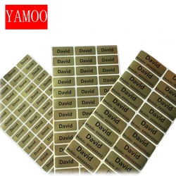 Matte gold stickers custom stickers waterproof personalized labels children's school stationery water bottle pencil stickers