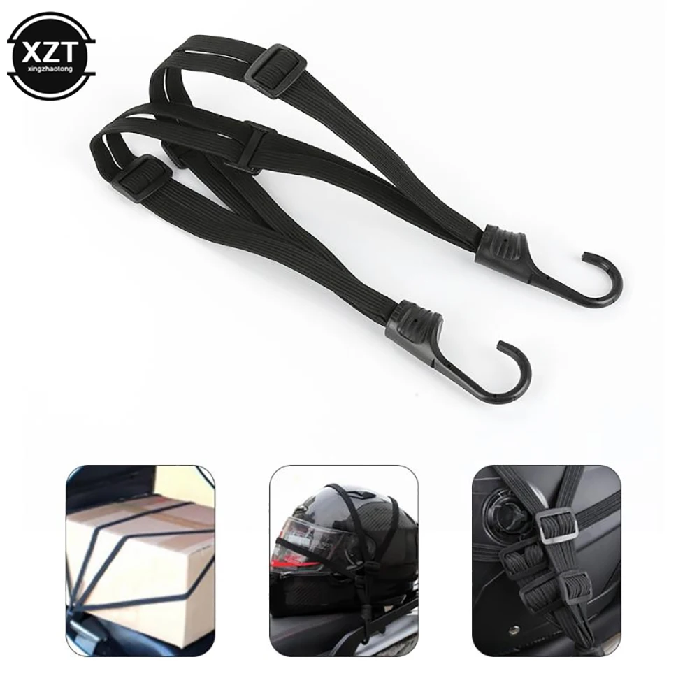 

59CM Motorcycle Straps Motorcycle Strength Retractable Helmet Luggage Elastic Rope Strap Luggage Bag Motorcycle Accessories