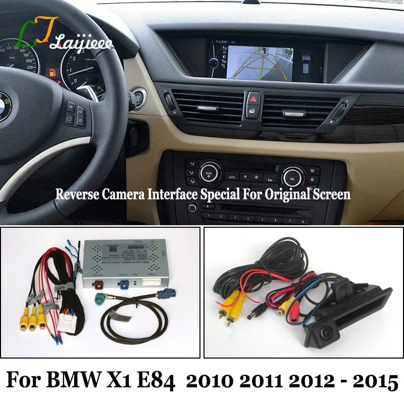 

For BMW X1 E84 2010 2011 2012 2013 2014 2015 Origina Screen iDrive 3.0 CIC System No Coding HD Rear Parking Reverse Camera Kit