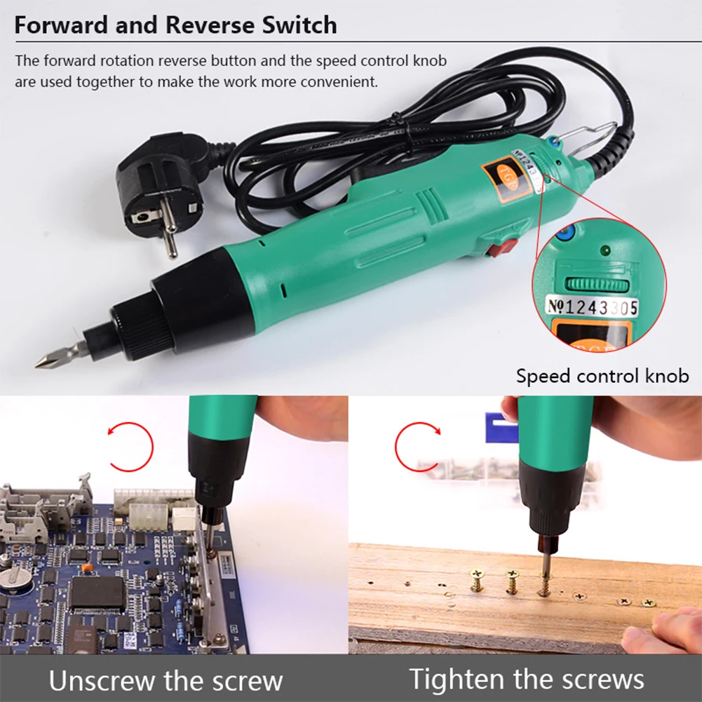 220V ไขควงปรับความเร็ว Multifunctional ไฟฟ้าเครื่องมือ