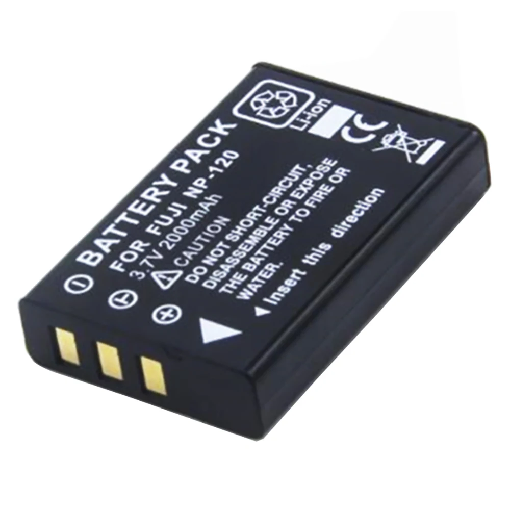 NP-120 FNP120 NP120 Camera Battery For FUJIFILM FUJI F10 F11 603 D-LI7 3.7V 2000mAh Rechargeable Batteries