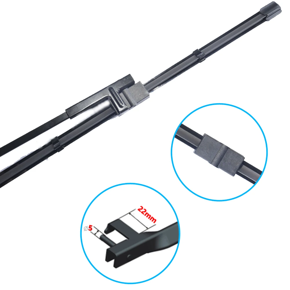 Car Wiper Blade for Skoda Octavia 2 A5 MK2 1Z 2005~2013 Windshield Wipers Car Accessories 2006 2007 2008 2009 2010 2011 2012