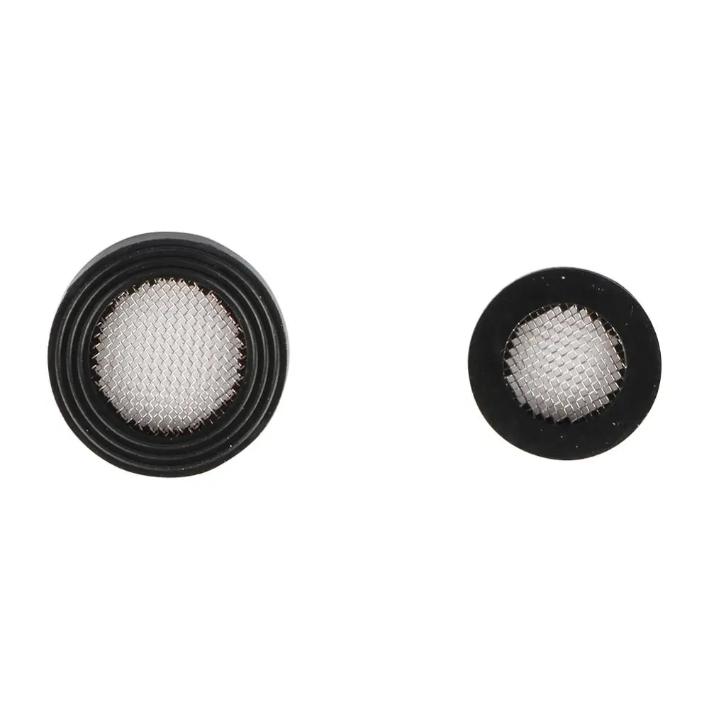 10 unids/lote junta tórica de sellado junta de manguera arandela de goma plana con red de filtro para ojal de grifo 1/2 "3/4" juntas de goma 40 malla