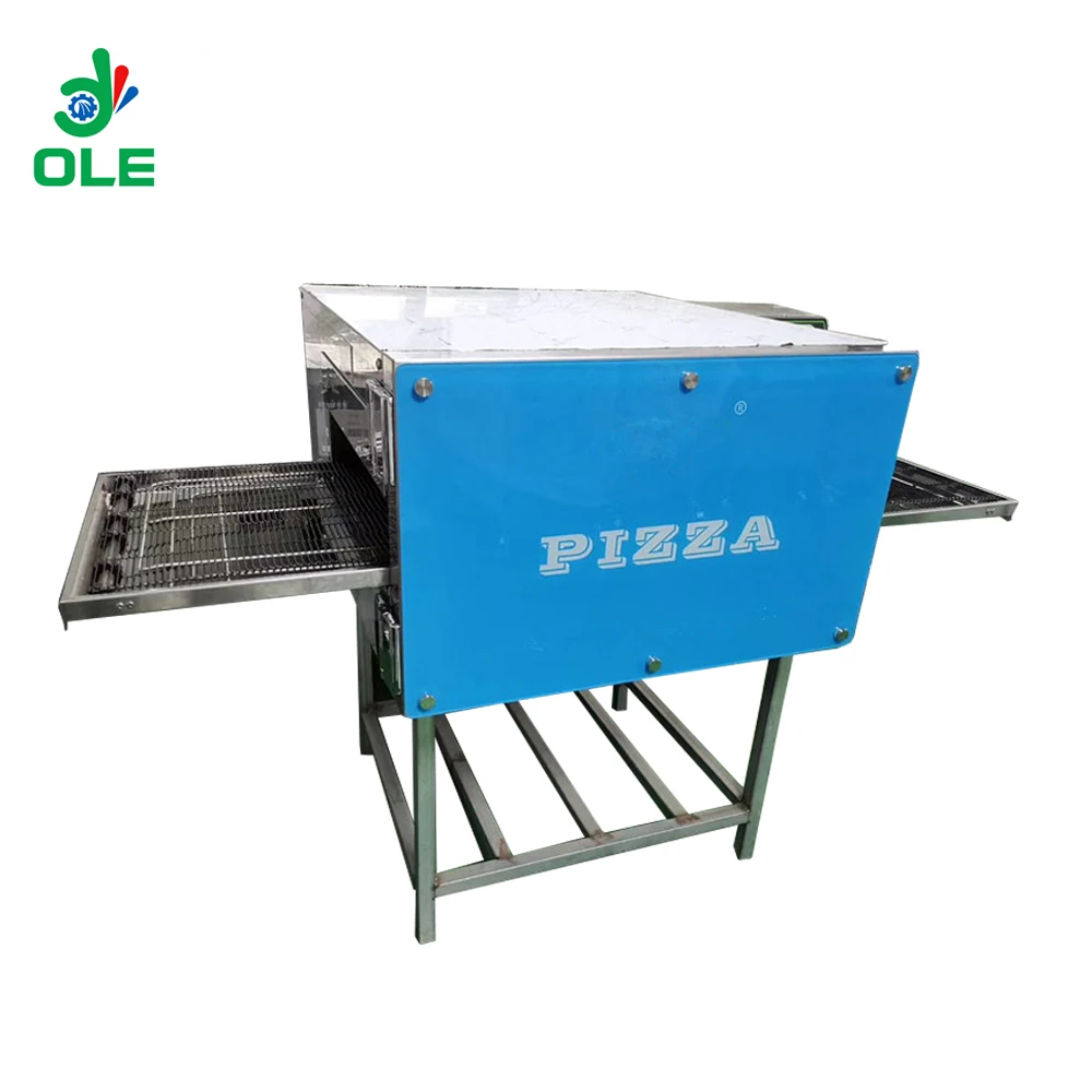 Commercial Hot Air Pizza Ovens Speed Adjustable Conveyor Pizza Oven Machine