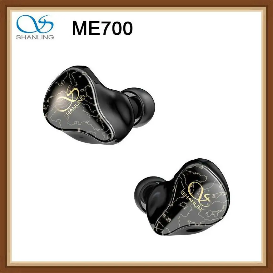 Shanling ME700 1DD+4BA Five Hybrid Driver In-ear Earphone IEM Triple-Bore Design 3D Printed Shell Hifi Music Monitor MMCX Cable