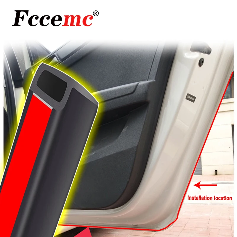 Car Seal P-Type Noise Insulation Door Seal Strip Rubber Seal For Cars Car Accessories Soundproof Dustproof Weatherstrip For Auto